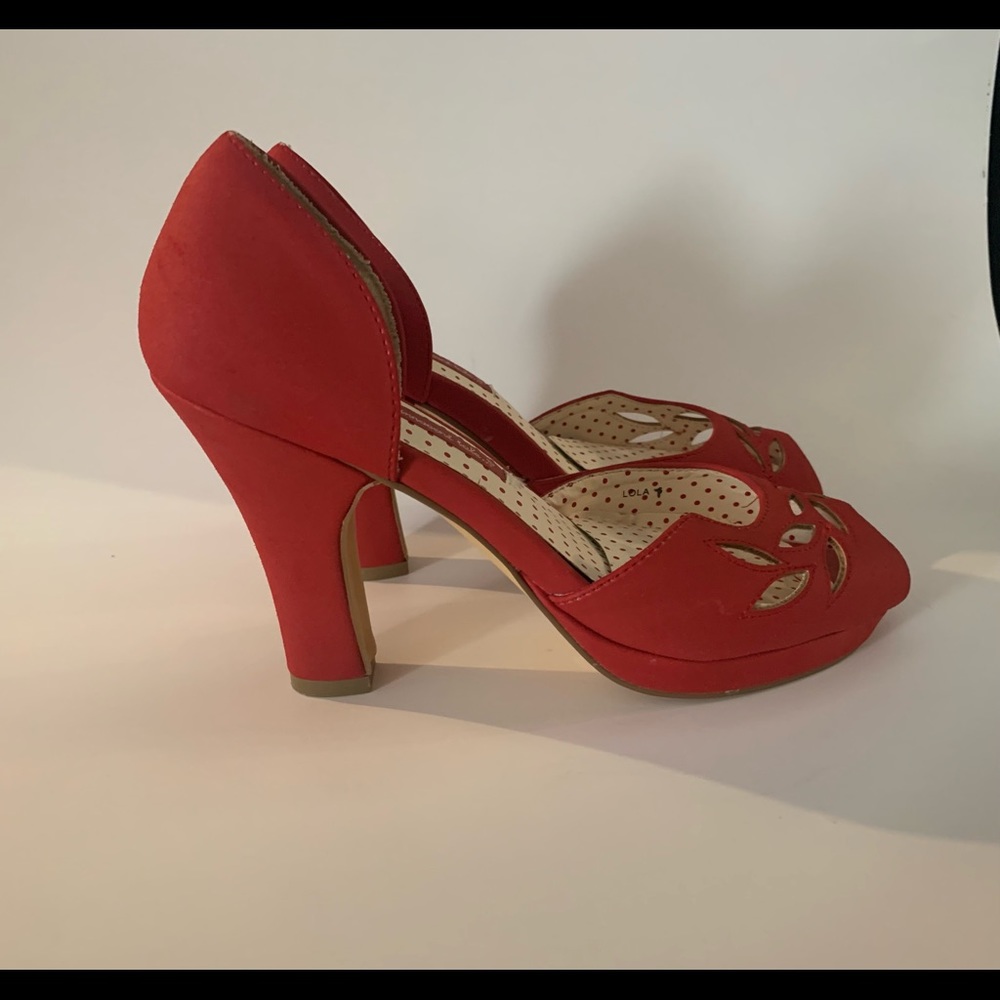But Another Innocent Tale BAIT retro red 3” heels. Worn once.